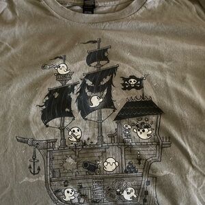 Spooky Ghost Ship T shirt